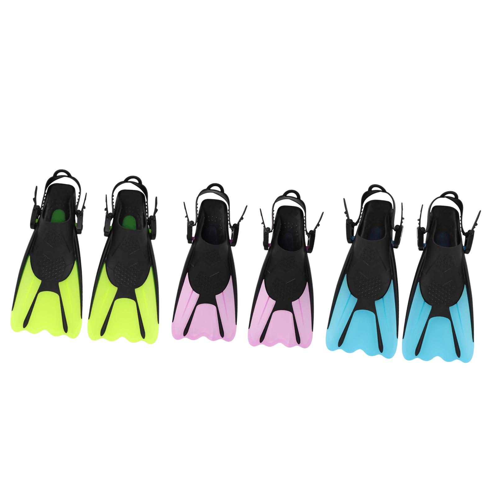 Aquatic Sports And Scuba - Open Heel Swim Fins Adjustable Strap