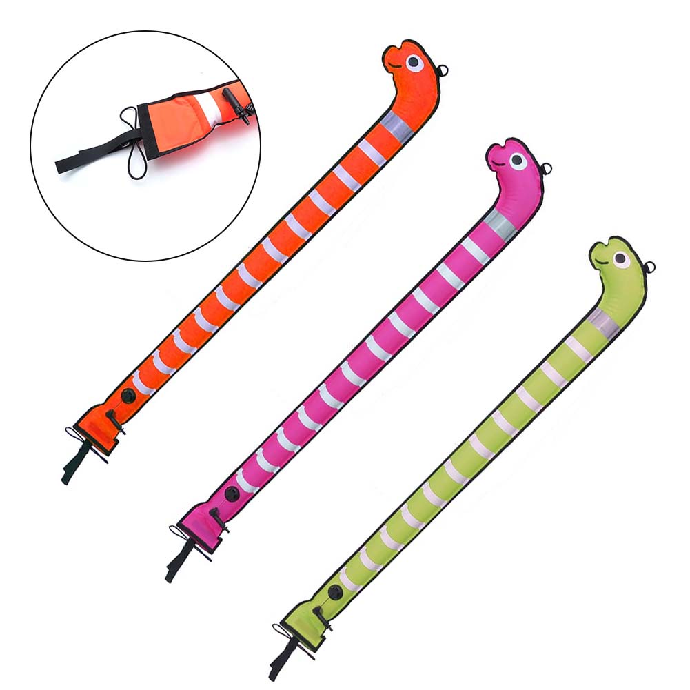 Swim Buoy Open Water - Sea Eel Shape Scuba Diving SMB
