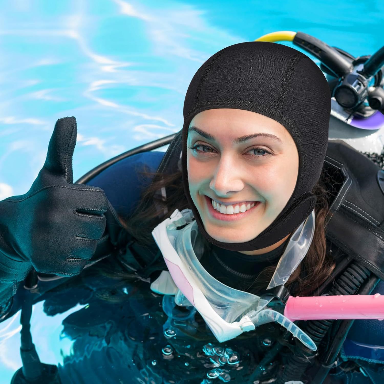 Scuba Dive Hood Swimming Cap 3 - Wetsuit 3Mm Neoprene reseña y precio