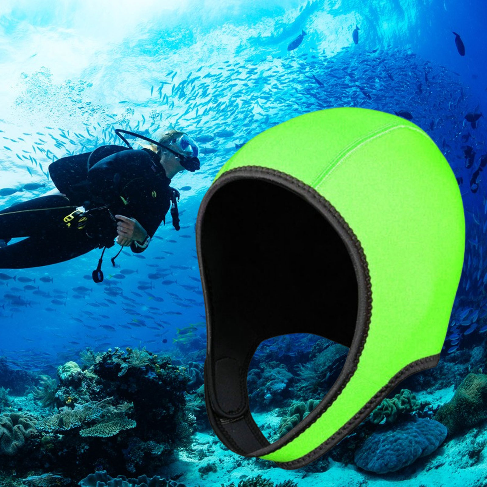 Scuba Dive Hood Swimming Cap 3 - Wetsuit 3Mm Neoprene reseña y precio