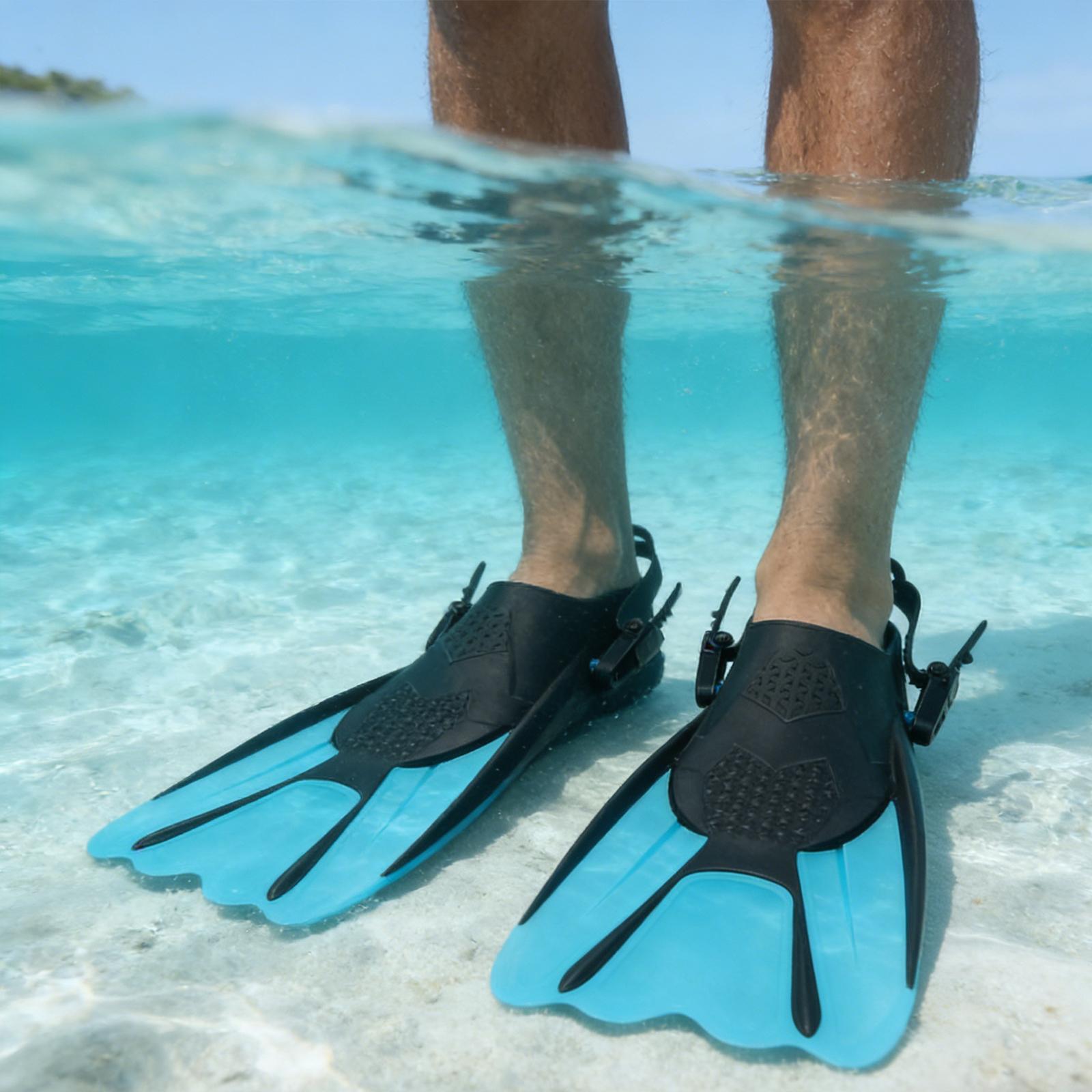 Open Heel Swim Fins Adjustable - Aquatic Sports And Scuba reseña y precio