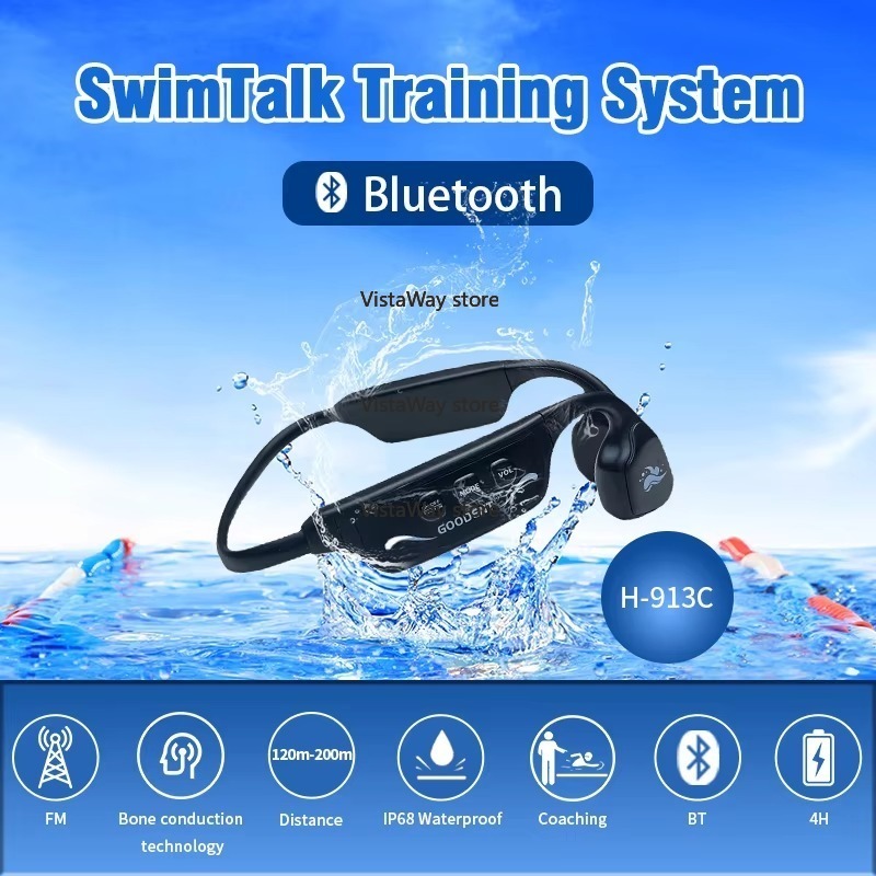 SwimTalk Waterproof Headphones - Us Aquatic Sports reseña y precio