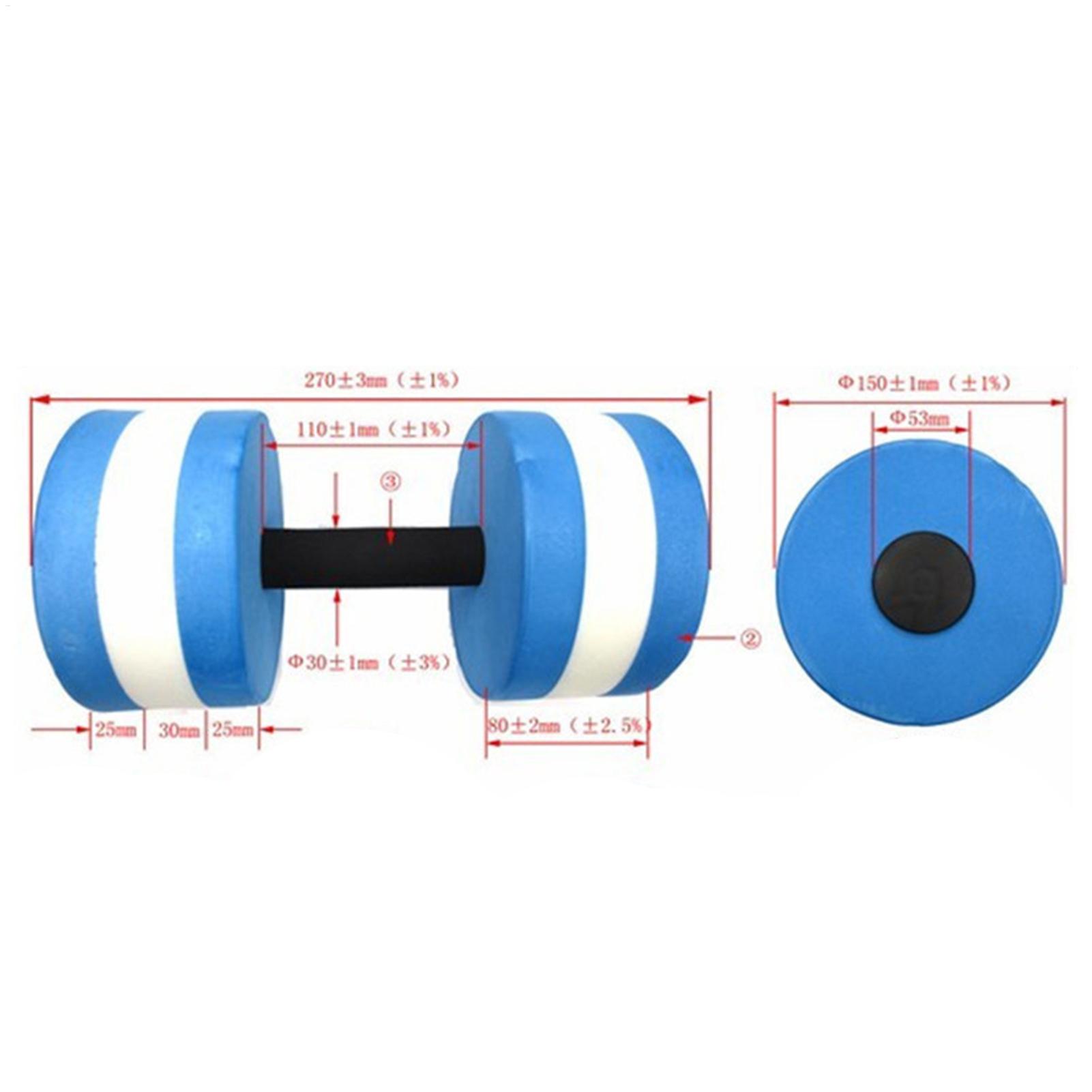 1/2pcs EVA Water Dumbbell Pool - Aquatic Sports Equipment reseña y precio