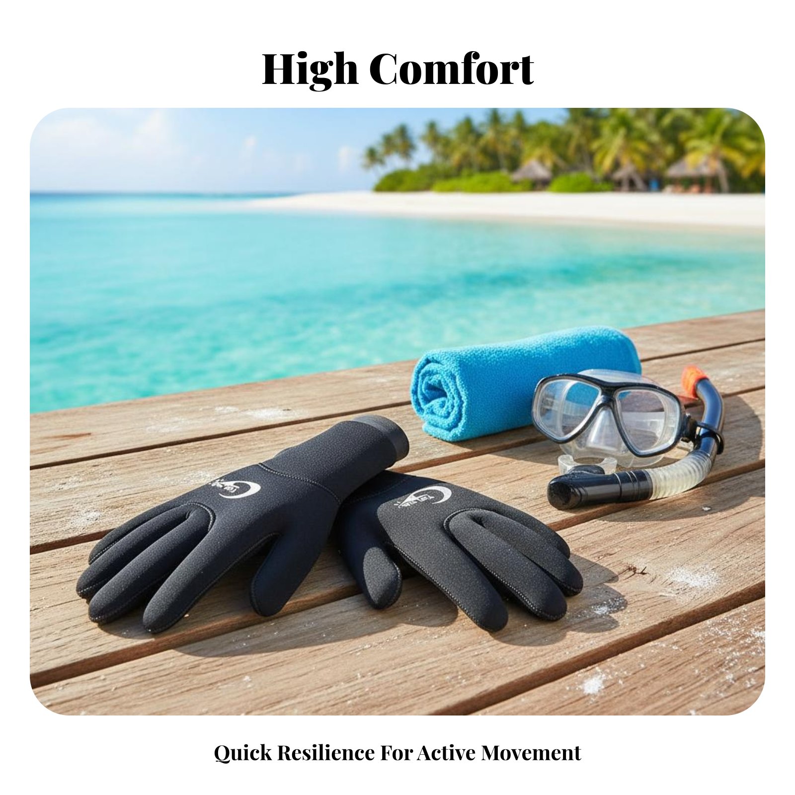 3mm Neoprene Gloves High Elast - Wetsuit 3Mm Neoprene reseña y precio