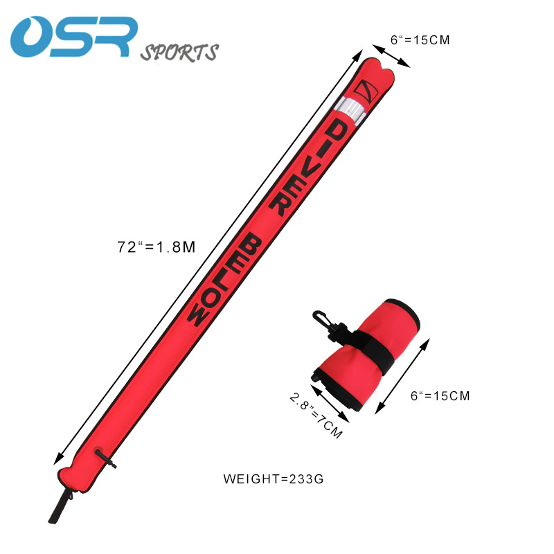 1.8M Closed-End Scuba Diving S - Swim Buoy Open Water reseña y precio